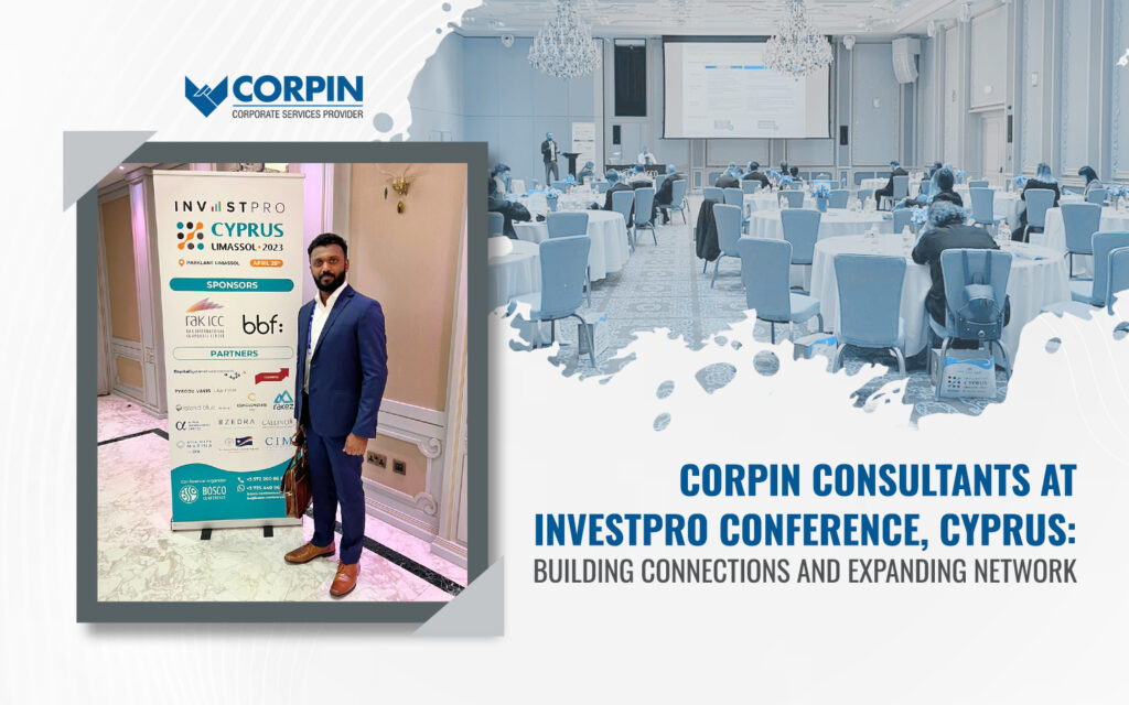 Corpin Consultants at InvestPro Conference, Cyprus